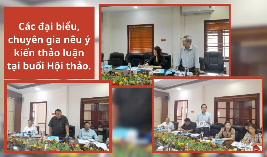 Các đại biểu tham gia đóng góp ý kiến, thảo luận tại Hội thảo.jpg