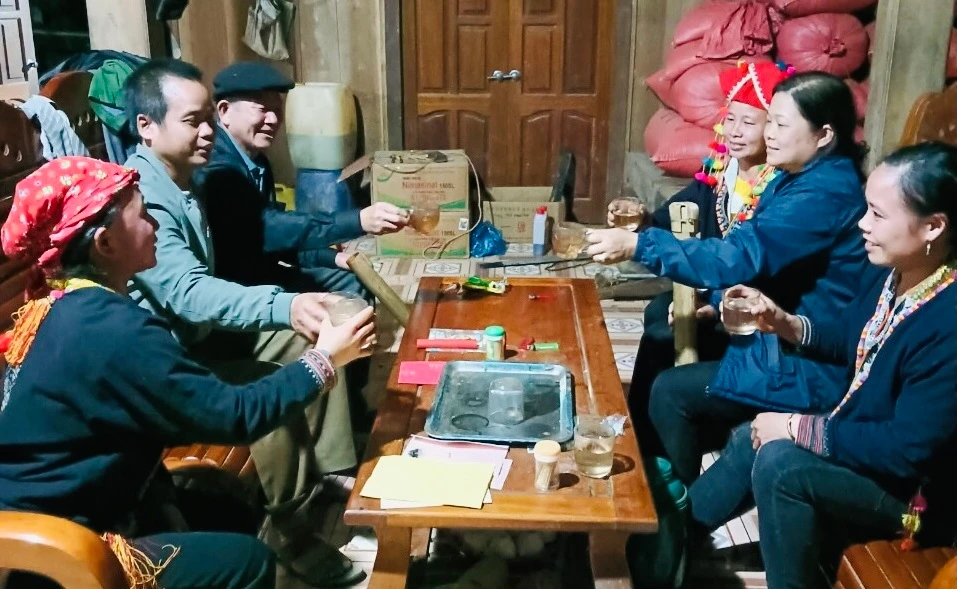 Trà lam đã trở thành thức uống truyền thống.jpg