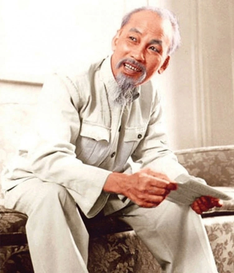 Chủ tịch Hồ Chí Minh. Ảnh tư liệu