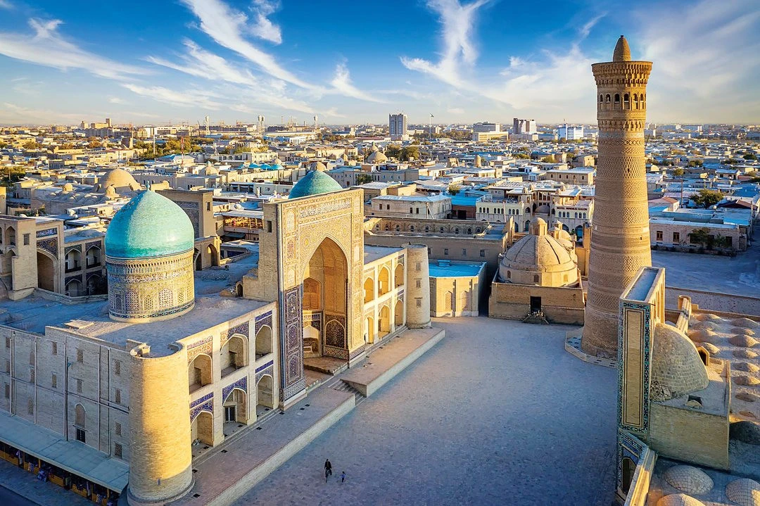 Một góc thành phố Bukhara.