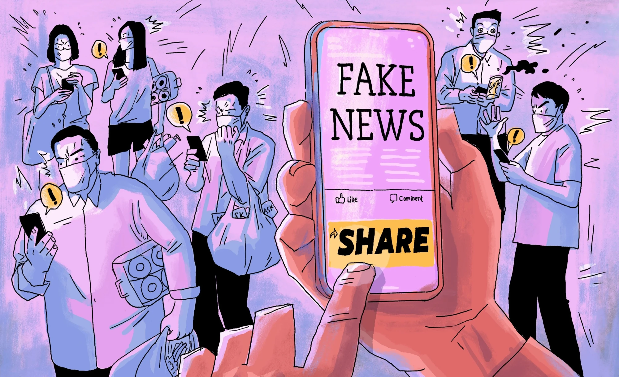 Tin giả, tin sai lệch đang là một vấn nạn lớn trên toàn cầu.