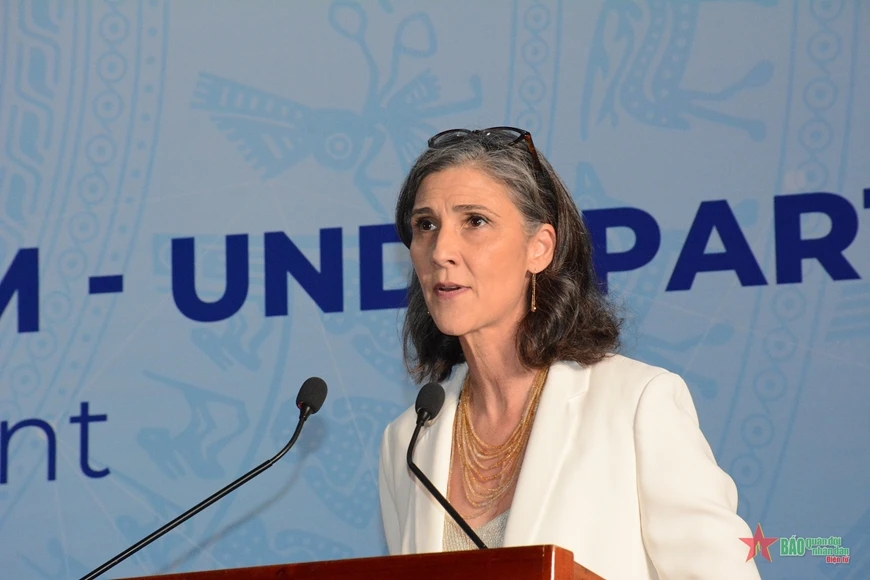 Trưởng Đại diện thường trú UNDP tại Việt Nam Ramla Khalidi.