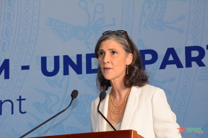 Trưởng Đại diện thường trú UNDP tại Việt Nam Ramla Khalidi.