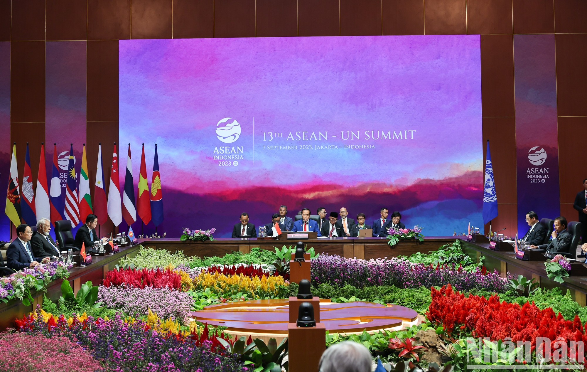 Quang cảnh Hội nghị Cấp cao ASEAN - Liên hợp quốc lần thứ 13. Quang cảnh Hội nghị Cấp cao ASEAN - Liên hợp quốc lần thứ 13.