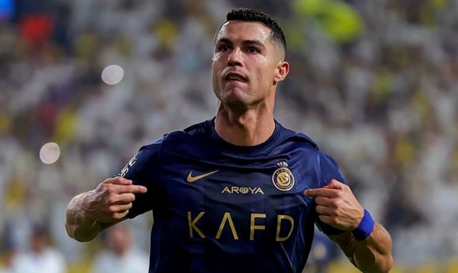 Ronaldo mừng bàn thứ 850 trong sự nghiệp.