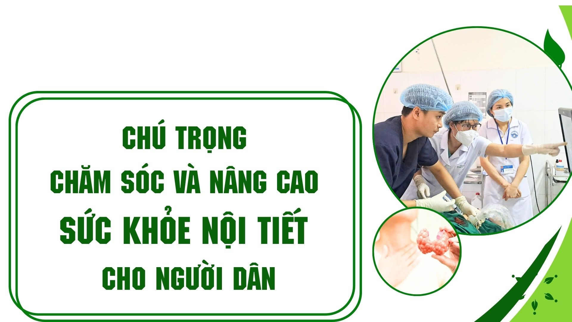 Chú trọng chăm sóc và nâng cao sức khỏe nội tiết cho người dân
