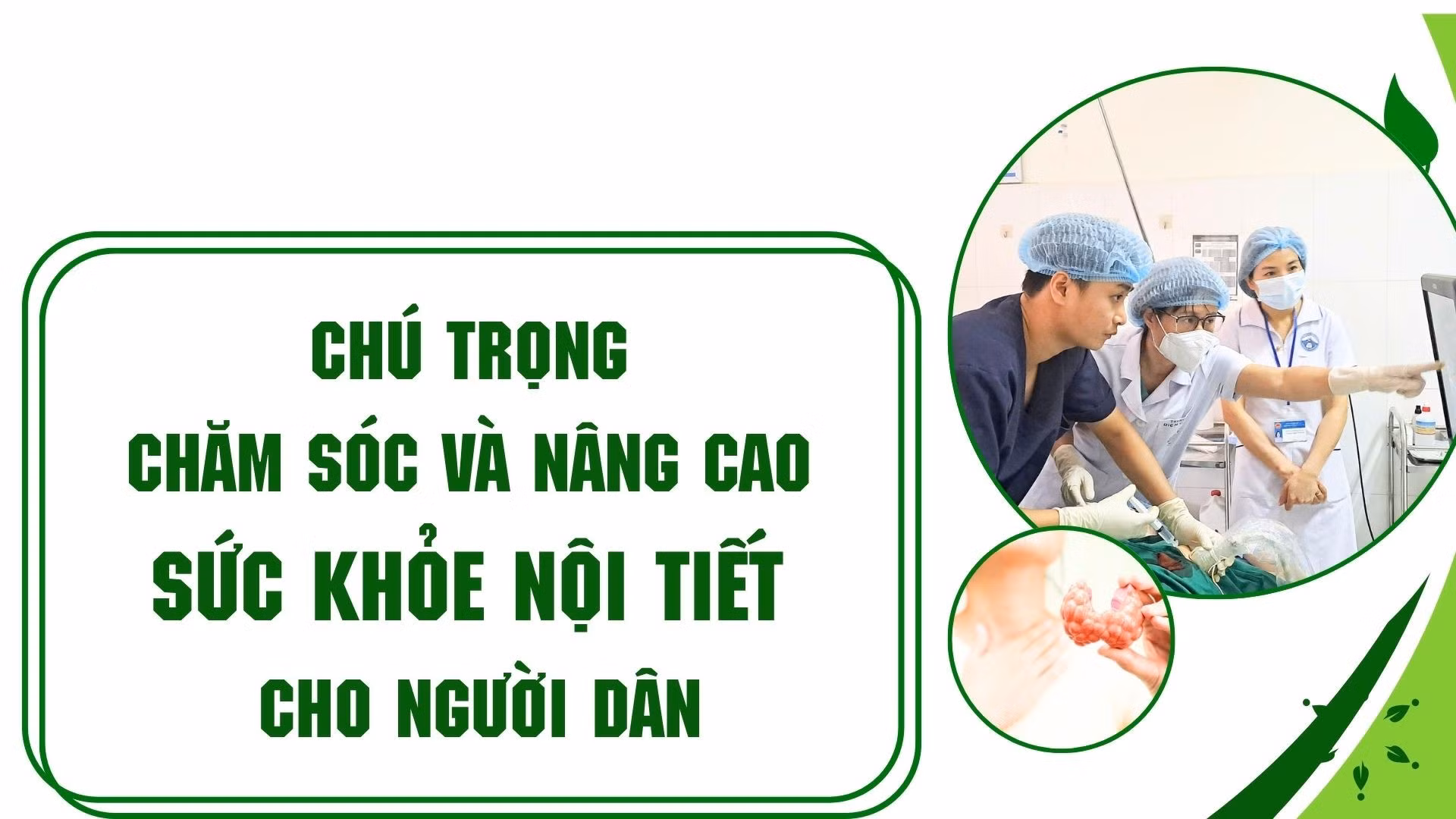 Chú trọng chăm sóc và nâng cao sức khỏe nội tiết cho người dân
