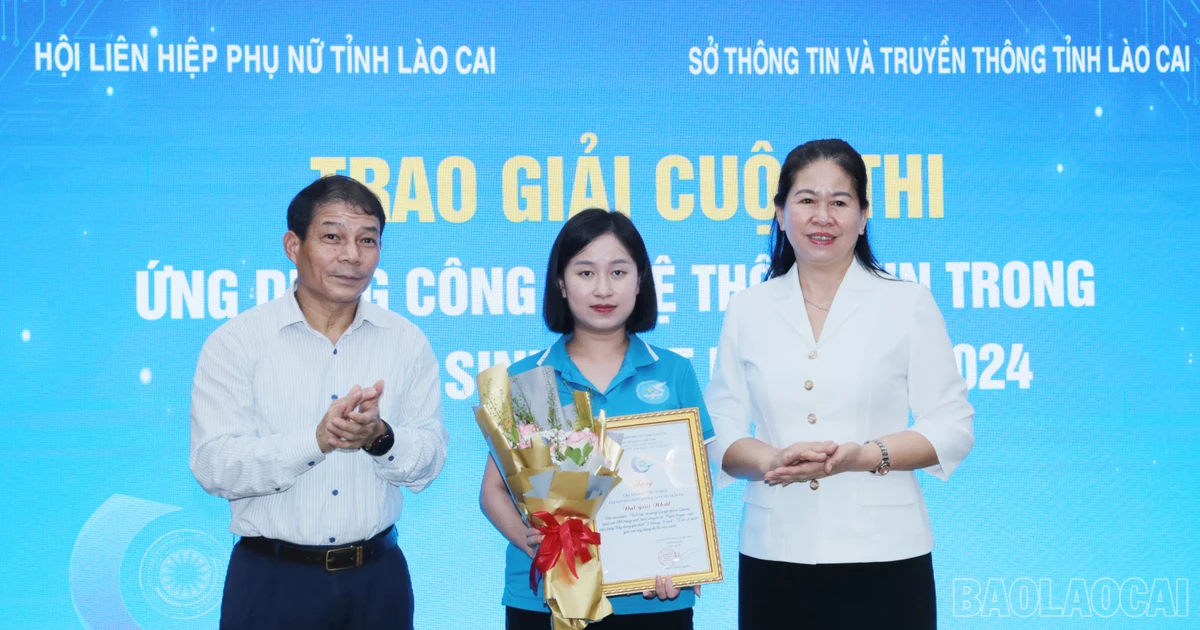 Trao giải Cuộc thi Ứng dụng công nghệ thông tin trong tổ chức sinh hoạt