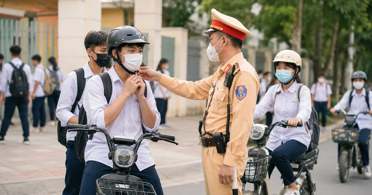luật đi xe máy điện
