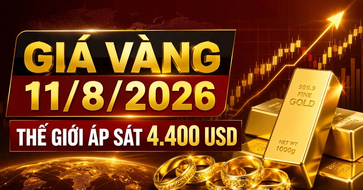 Giá vàng SJC, BTMC, DOJI, PNJ tăng theo vàng thế giới ngày 11/8