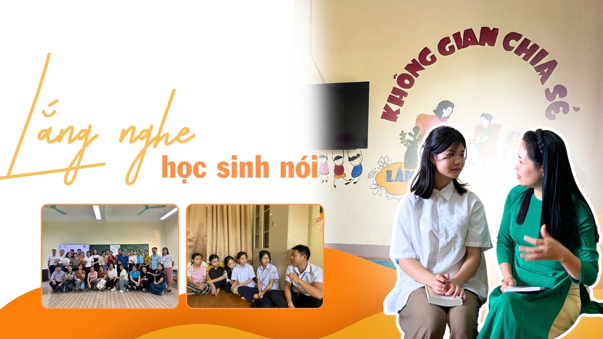 Lắng nghe học sinh nói