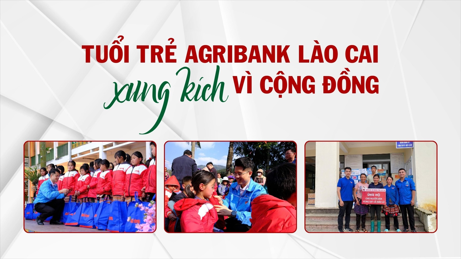 Tuổi trẻ Agribank Lào Cai xung kích vì cộng đồng