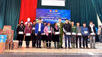 Lan tỏa yêu thương từ Chương trình “Tình nguyện mùa đông - Xuân tình nguyện 2026” tại xã Bản Xèo