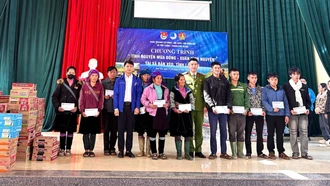 Lan tỏa yêu thương từ Chương trình “Tình nguyện mùa đông - Xuân tình nguyện 2026” tại xã Bản Xèo