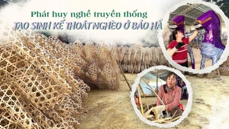 Phát huy nghề truyền thống, tạo sinh kế thoát nghèo ở Bảo Hà