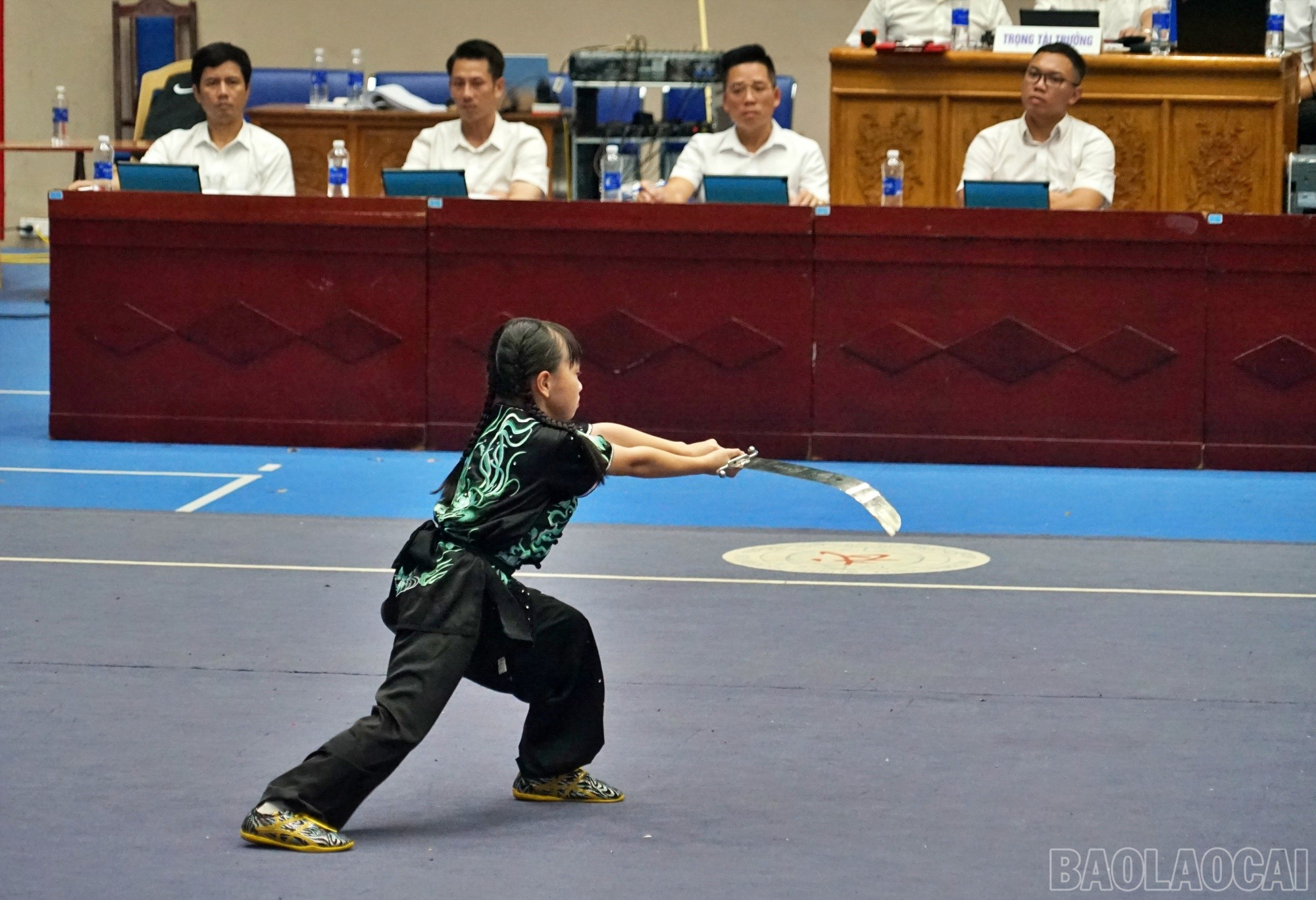 Các vận động viên thi đấu nội dung Taolu trong ngày thứ năm tranh tài. baolaocai-br_ngay51.jpg