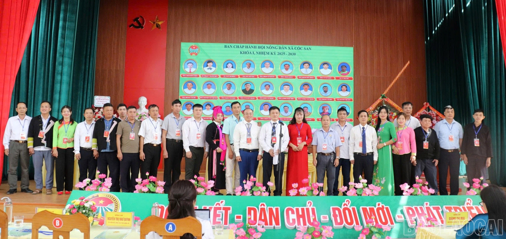 Ra mắt Ban Chấp hành Hội Nông dân xã Cốc San khóa I, nhiệm kỳ 2025 - 2030. baolaocai-br_cs8.jpg