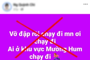 Lào Cai: Khuyến cáo đăng tải thông tin về công tác phòng, chống, khắc phục bão số 3 lên mạng xã hội