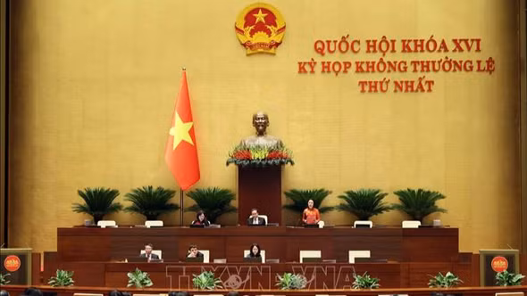 Thông cáo báo chí số 07 Kỳ họp không thường lệ thứ Nhất, Quốc hội khóa XVI