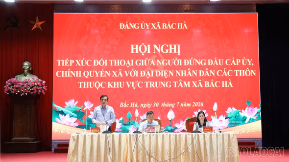 Bắc Hà đối thoại với Nhân dân, tập trung tháo gỡ khó khăn trong phát triển kinh tế - xã hội