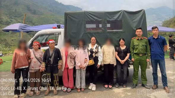 Công an xã Tả Phìn kịp thời ngăn chặn 4 học sinh bỏ nhà đi làm thuê theo lời dụ dỗ trên mạng xã hội