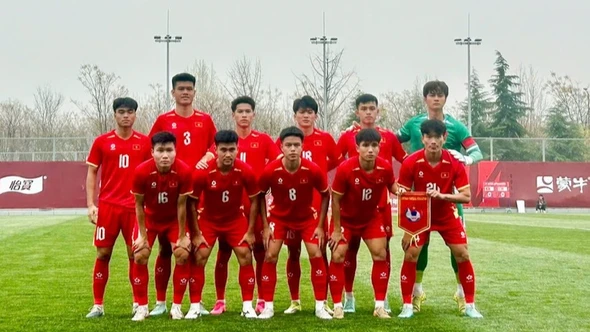 Dẫn trước Triều Tiên từ sớm, U23 Việt Nam vẫn chia điểm ở trận ra quân CFA Team China 2026