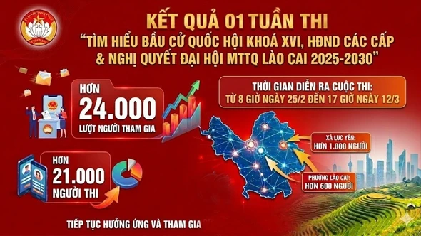 Trên 21.000 người thi trực tuyến tìm hiểu về bầu cử