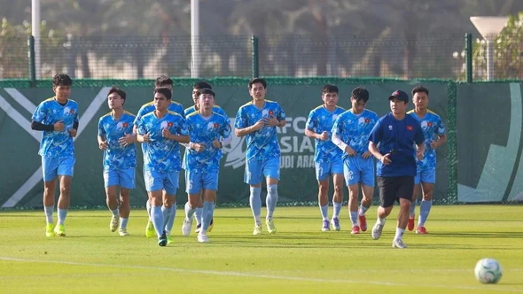 U23 Việt Nam hoàn tất khâu chuẩn bị trước trận quyết định gặp U23 Saudi Arabia