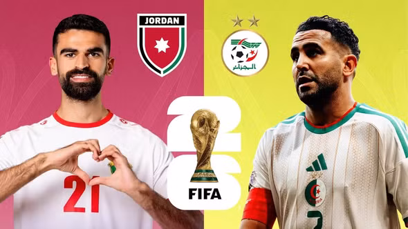 Jordan đối đầu Algeria trong "trận cầu sinh tử"