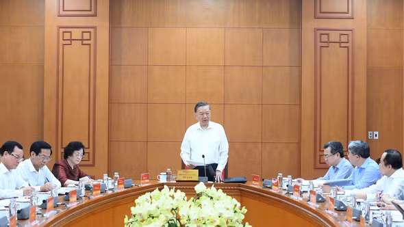 Tổng Bí thư, Chủ tịch nước Tô Lâm chủ trì làm việc với ngành nội vụ về chất lượng nguồn lao động Việt Nam