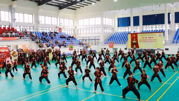 Lễ kỷ niệm 40 năm phong trào luyện tập Võ Nhất Nam tại Mường Lò