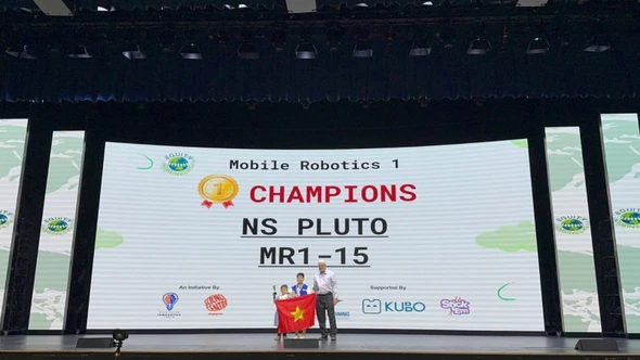 Học sinh Việt Nam xuất sắc vô địch tại Global Robotics Game 2025