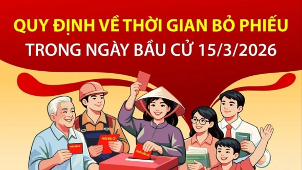 Quy định về thời gian bỏ phiếu trong ngày bầu cử 15/3