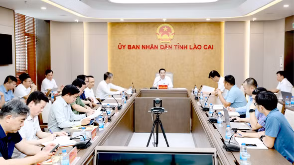 Chủ tịch UBND tỉnh Nguyễn Tuấn Anh làm việc với doanh nghiệp về nghiên cứu đầu tư các dự án tại Lào Cai