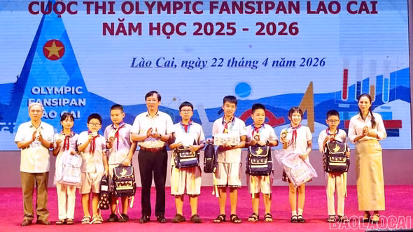 Trường Tiểu học Hoàng Văn Thụ giành Huy chương Vàng Cuộc thi Olympic Fansipan Lào Cai
