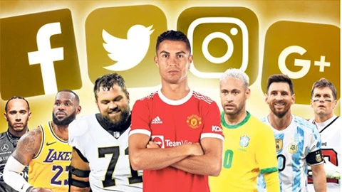 Ronaldo chiếm ngôi vị độc tôn về tầm ảnh hưởng trong làng thể thao thế giới