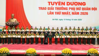 Nữ quân nhân Lào Cai duy nhất trong toàn Quân khu 2 nhận Giải thưởng Phụ nữ Quân đội năm 2026