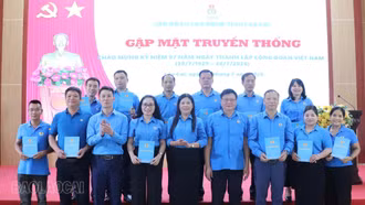 Liên đoàn Lao động tỉnh gặp mặt kỷ niệm 97 năm Ngày thành lập Công đoàn Việt Nam (28/7/1929 - 28/7/2026)