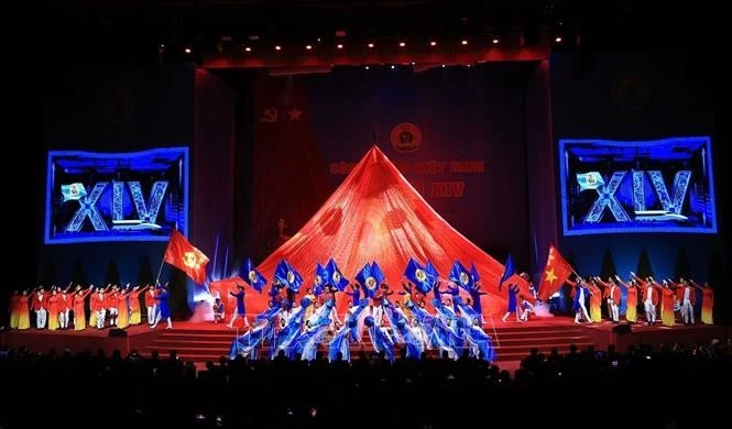 Chương trình văn nghệ chào mừng Đại hội.