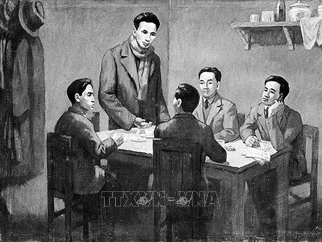 Cách mạng tháng Tám thành công là kết quả chuẩn bị chu đáo về mọi mặt của Đảng ta trong suốt 15 năm (1930 - 1945). Trong ảnh: Từ ngày 6/1 - 7/2/1930, Hội nghị hợp nhất các tổ chức Cộng sản, thành lập Đảng Cộng sản Việt Nam họp ở Hong Kong (Trung Quốc) dưới sự chủ trì của đồng chí Nguyễn Ái Quốc thay mặt cho Quốc tế Cộng sản. Ảnh: TTXVN phát
