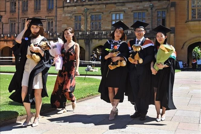 Sinh viên tại trường Đại học Sydney, Australia. Ảnh tư liệu, minh họa: AFP/TTXVN