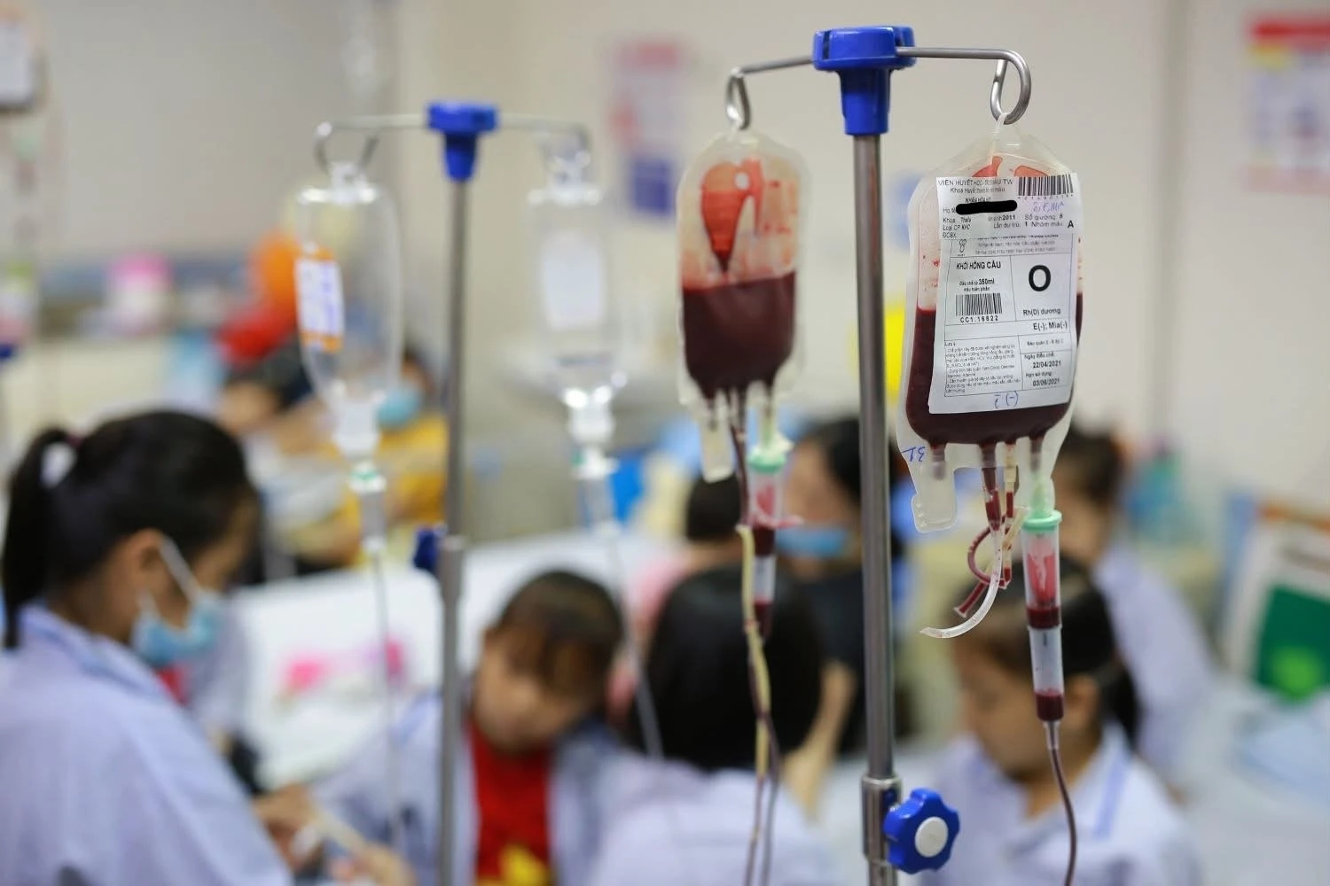 Người bệnh Thalassemia phải thường xuyên truyền máu, chung sống suốt đời với bệnh.