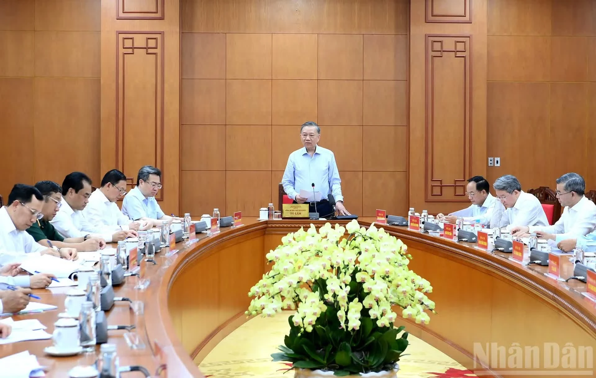 Tổng Bí thư, Chủ tịch nước Tô Lâm chủ trì cuộc làm việc.