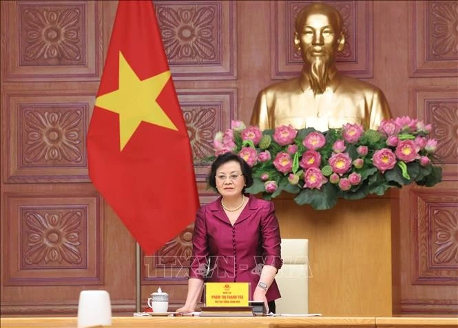 Phó Thủ tướng Phạm Thị Thanh Trà, Trưởng Ban Chỉ đạo phát biểu chỉ đạo.