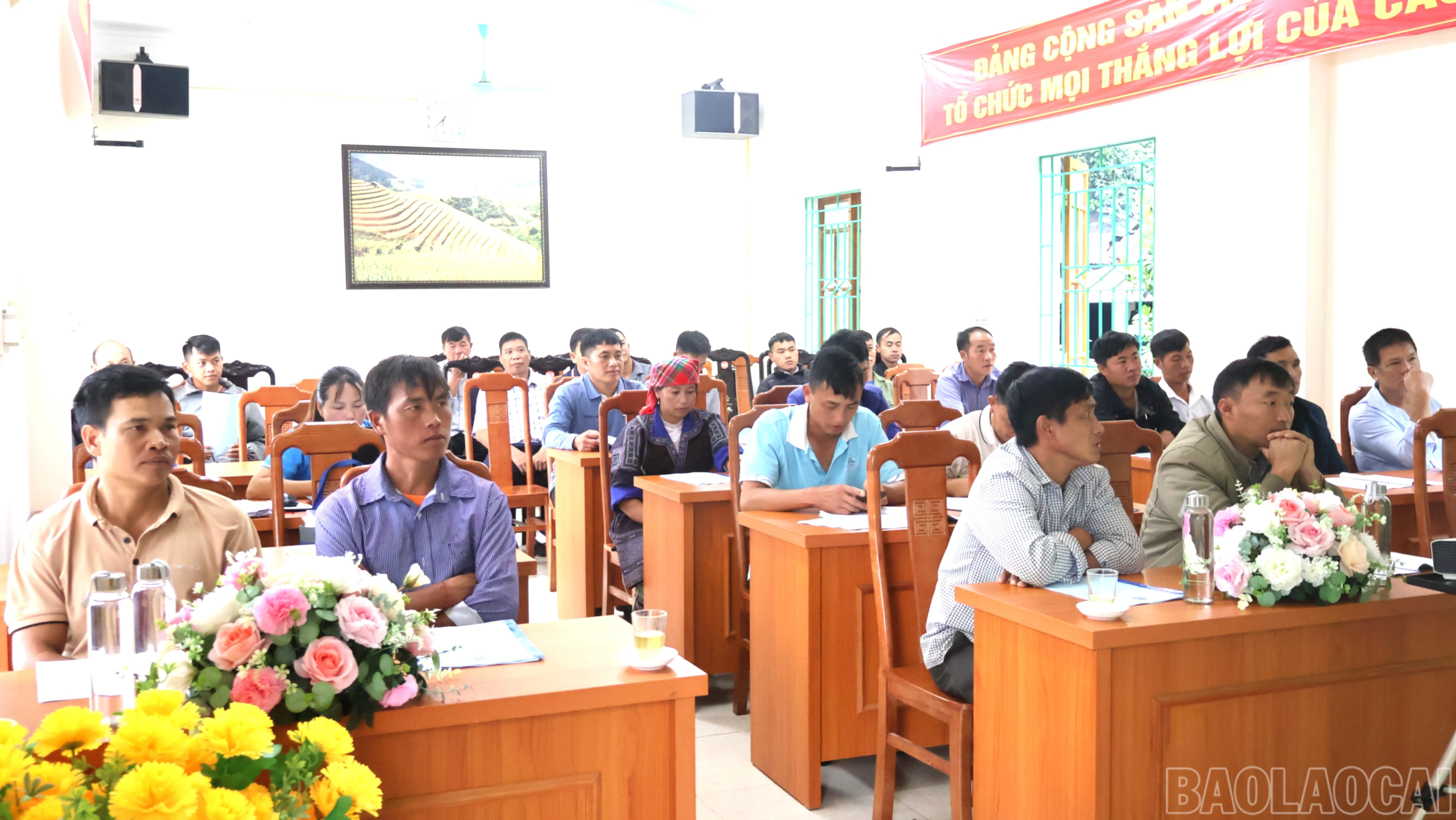Các học viên tham dự lớp tập huấn.
