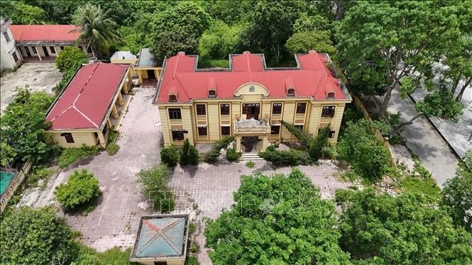 Trụ sở Viện kiểm sát nhân dân huyện Đức Thọ cũ (tỉnh Hà Tĩnh). Ảnh: Hữu Quyết/TTXVN