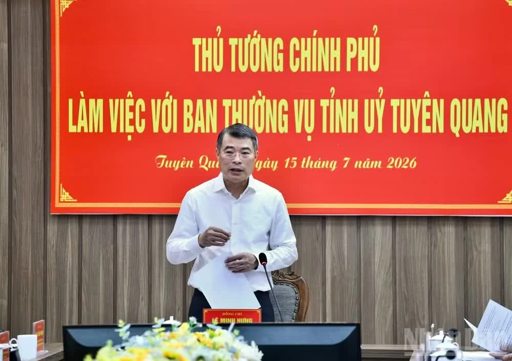 Thủ tướng Chính phủ Lê Minh Hưng. (Ảnh: THANH GIANG)
