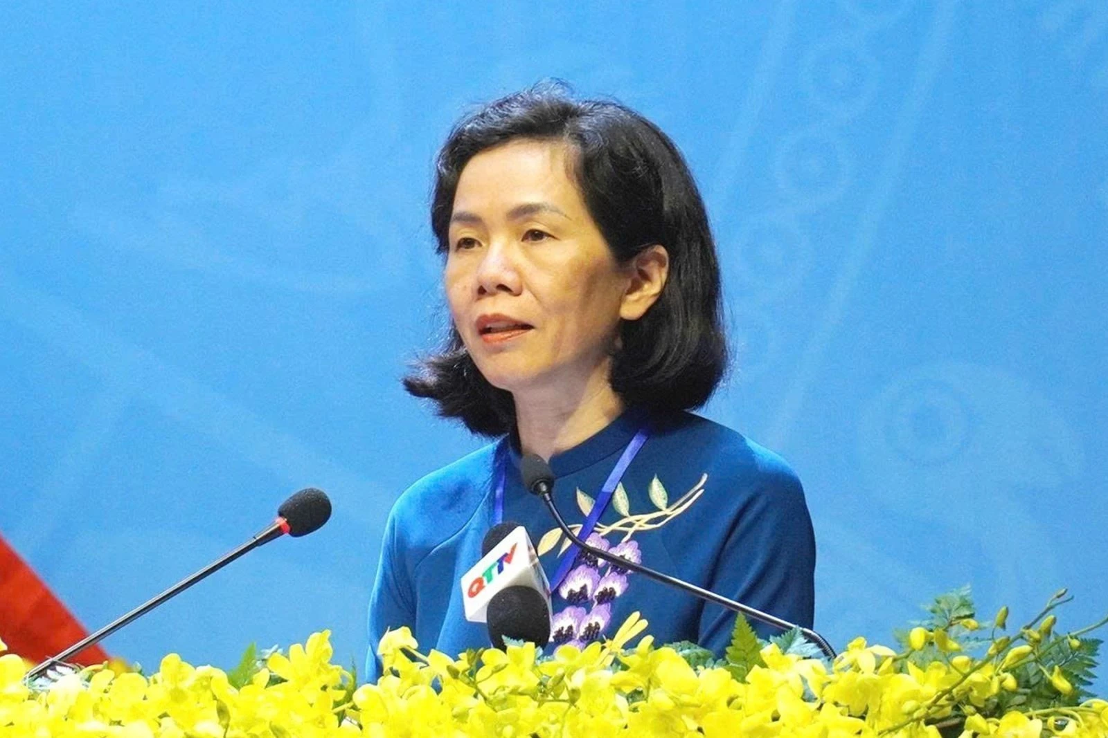 Bà Nguyễn Thị Minh Hương, Phó Chủ tịch Trung ương Hội Liên hiệp Phụ nữ Việt Nam.