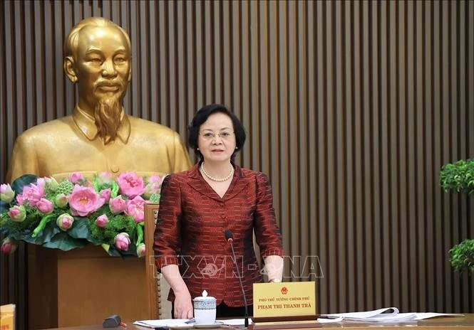 Phó Thủ tướng Phạm Thị Thanh Trà phát biểu. Ảnh: Tuấn Anh/TTXVN