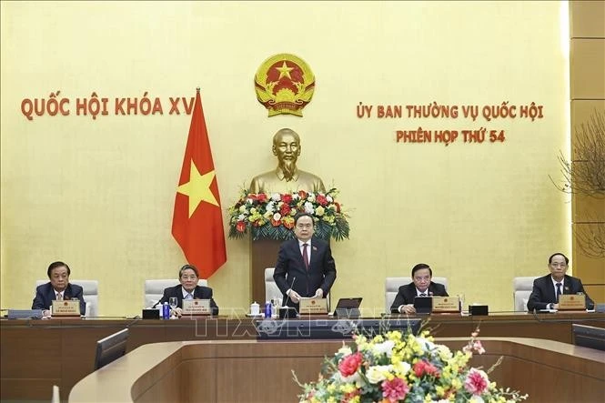 Chủ tịch Quốc hội Trần Thanh Mẫn phát biểu khai mạc Phiên họp.